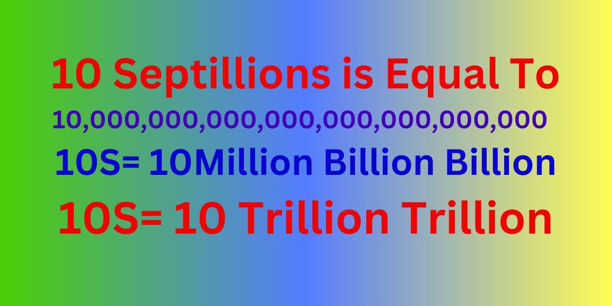 How Many Zeros in 10 Septillions?