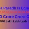 How Many Zeros in Maha Paradh?