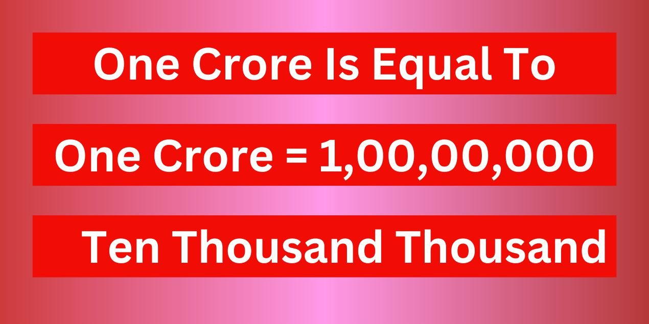 How Many Zeros in One Crore?