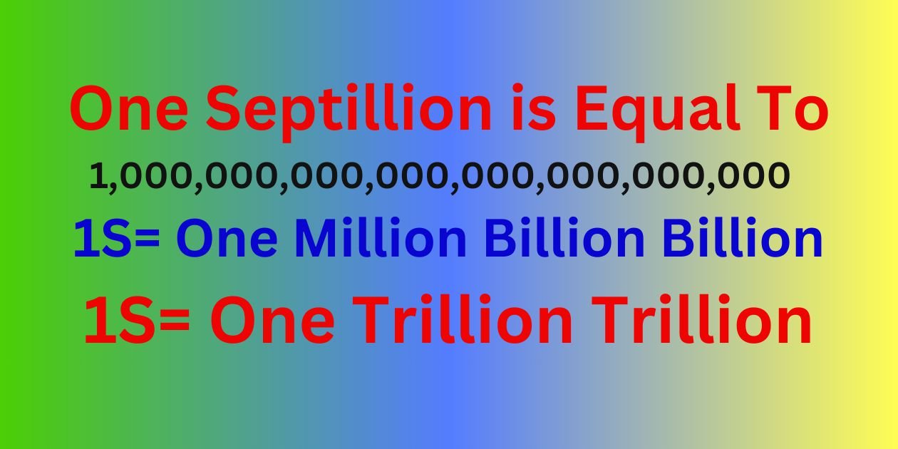 How Many Zeros in Septillion?