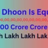 How Many Zeros in Maha Dhoon?